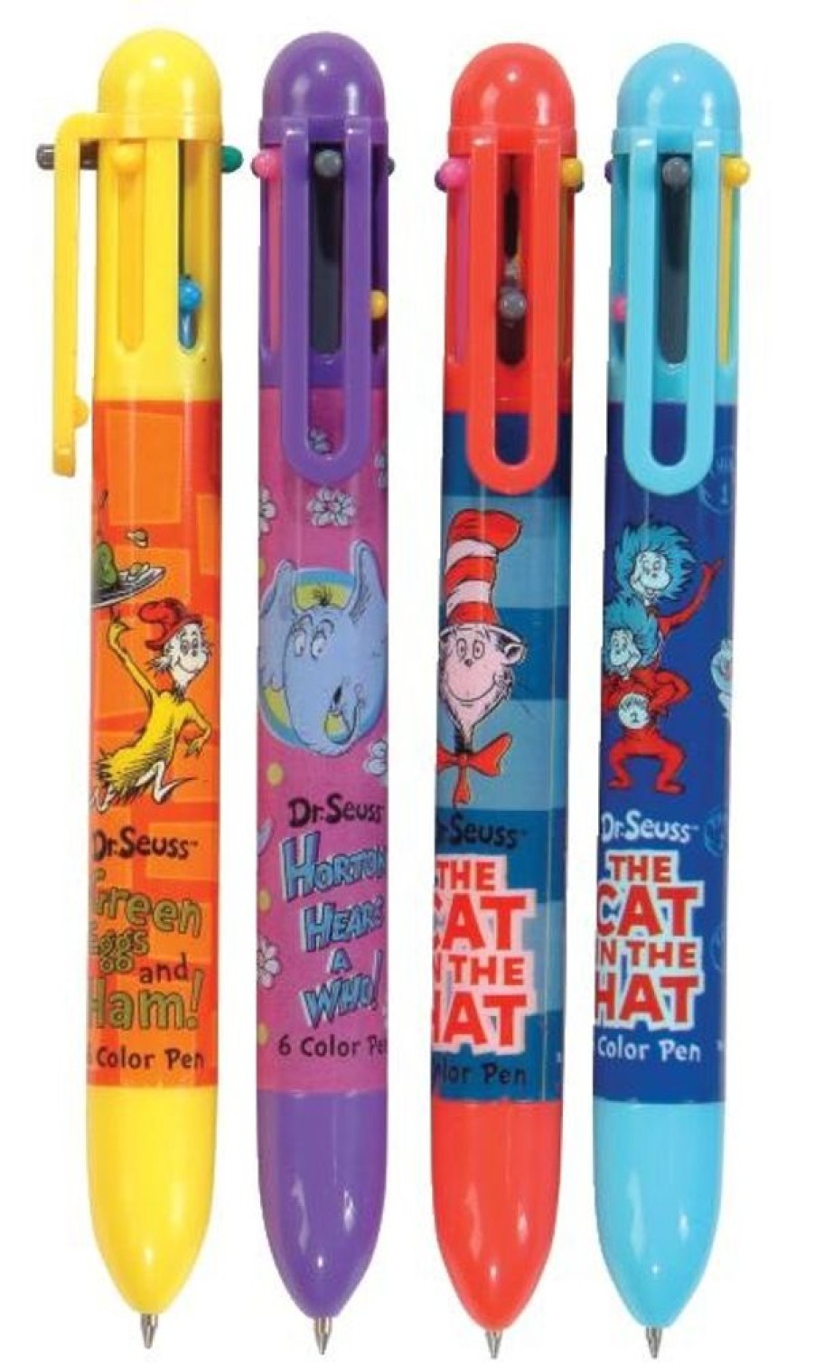 School Supplies geddes-c10d Pens | Dr. Seuss 6-Color Pens