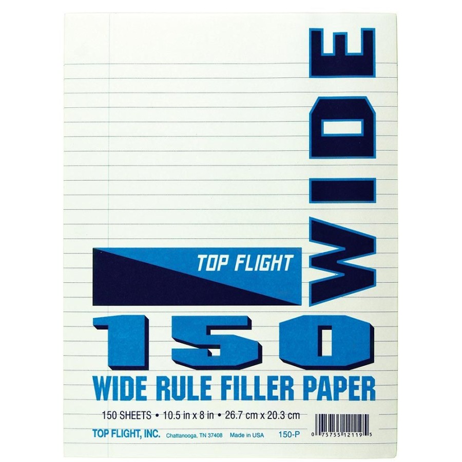 School Supplies geddes-c10d Loose-Leaf Paper | 8 X 10.5 Looseleaf Paper Pack - Wide Rule