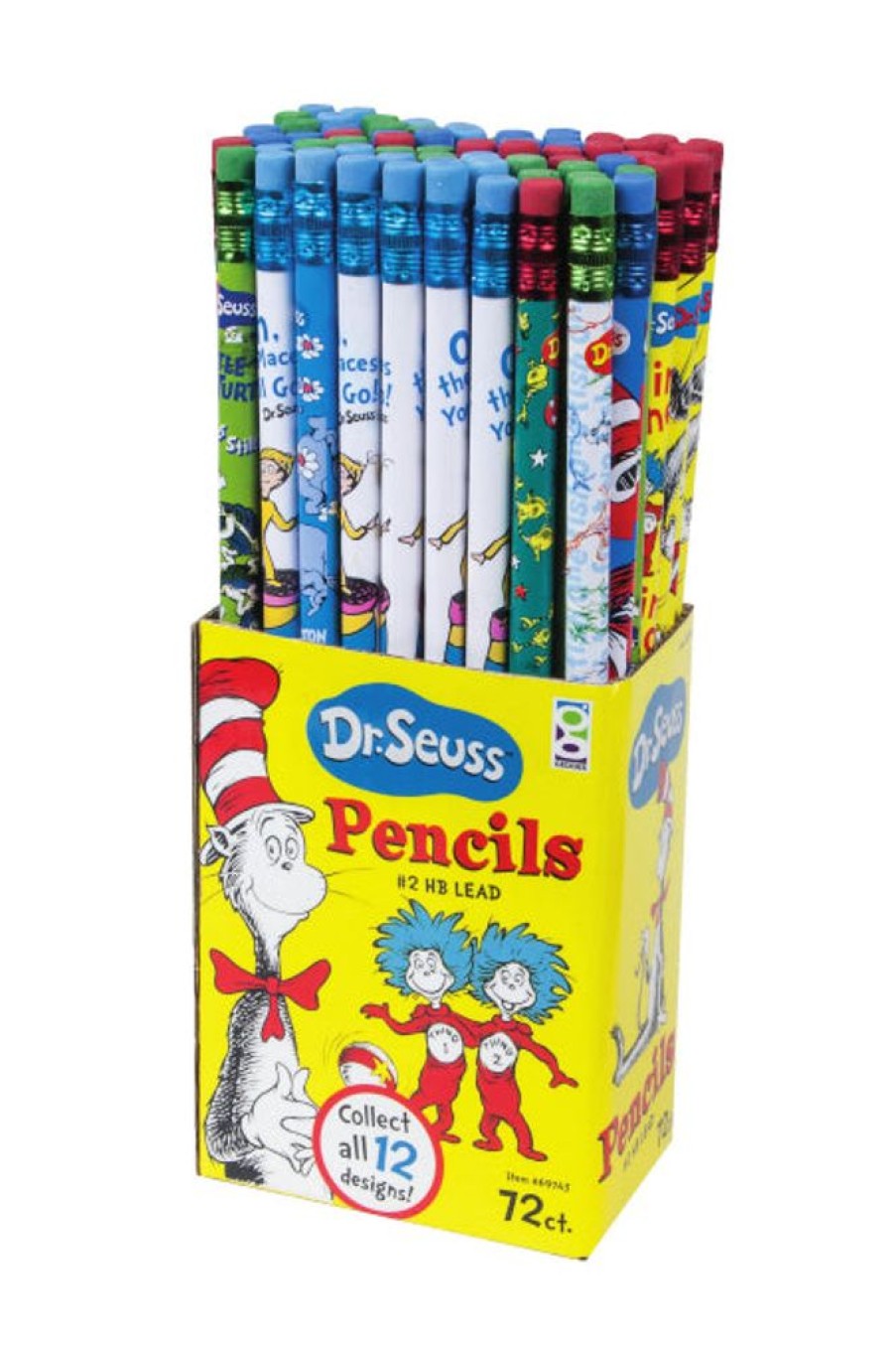 School Supplies geddes-c10d Pencils | Dr. Seuss Assorted Pencils