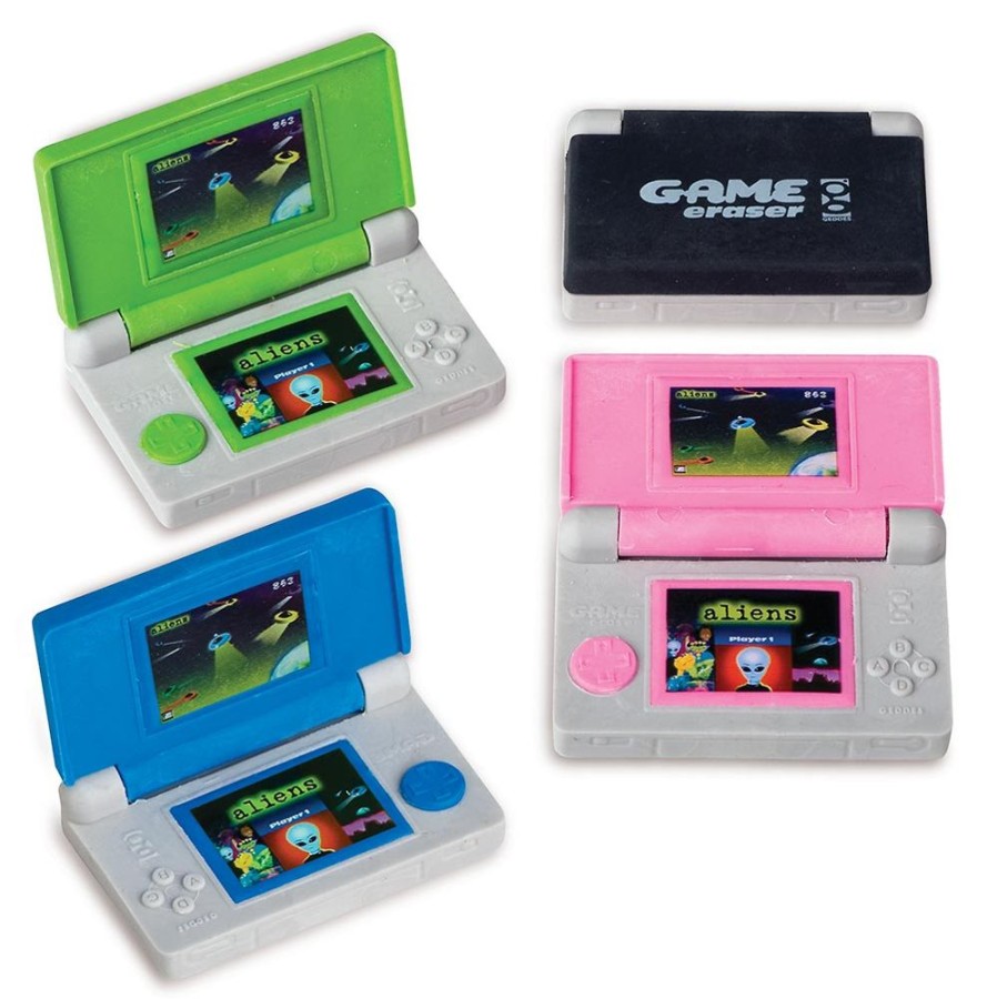 School Supplies geddes-c10d Erasers | Video Game Erasers