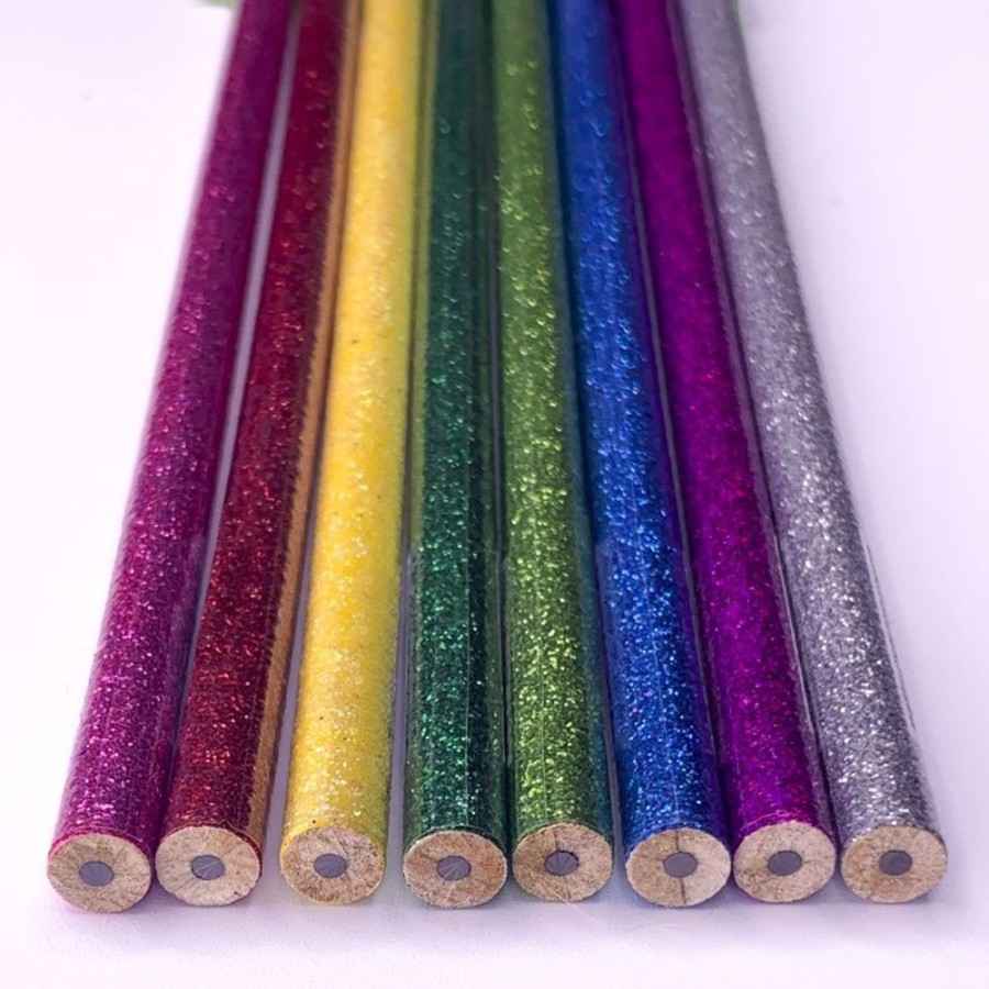 School Supplies geddes-c10d Pencils | Glitter Pencils