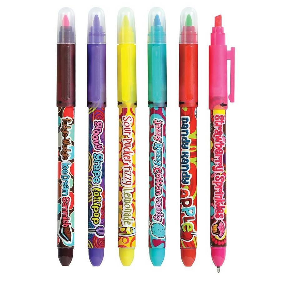 School Supplies geddes-c10d Pens | Study Buddy Scent-Sibles Pen And Highlighter