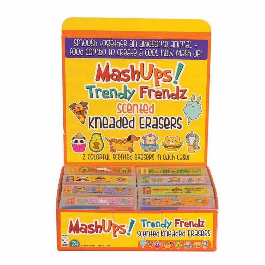 School Supplies geddes-c10d Erasers | Mashups Trendy Friendz Kneaded Erasers