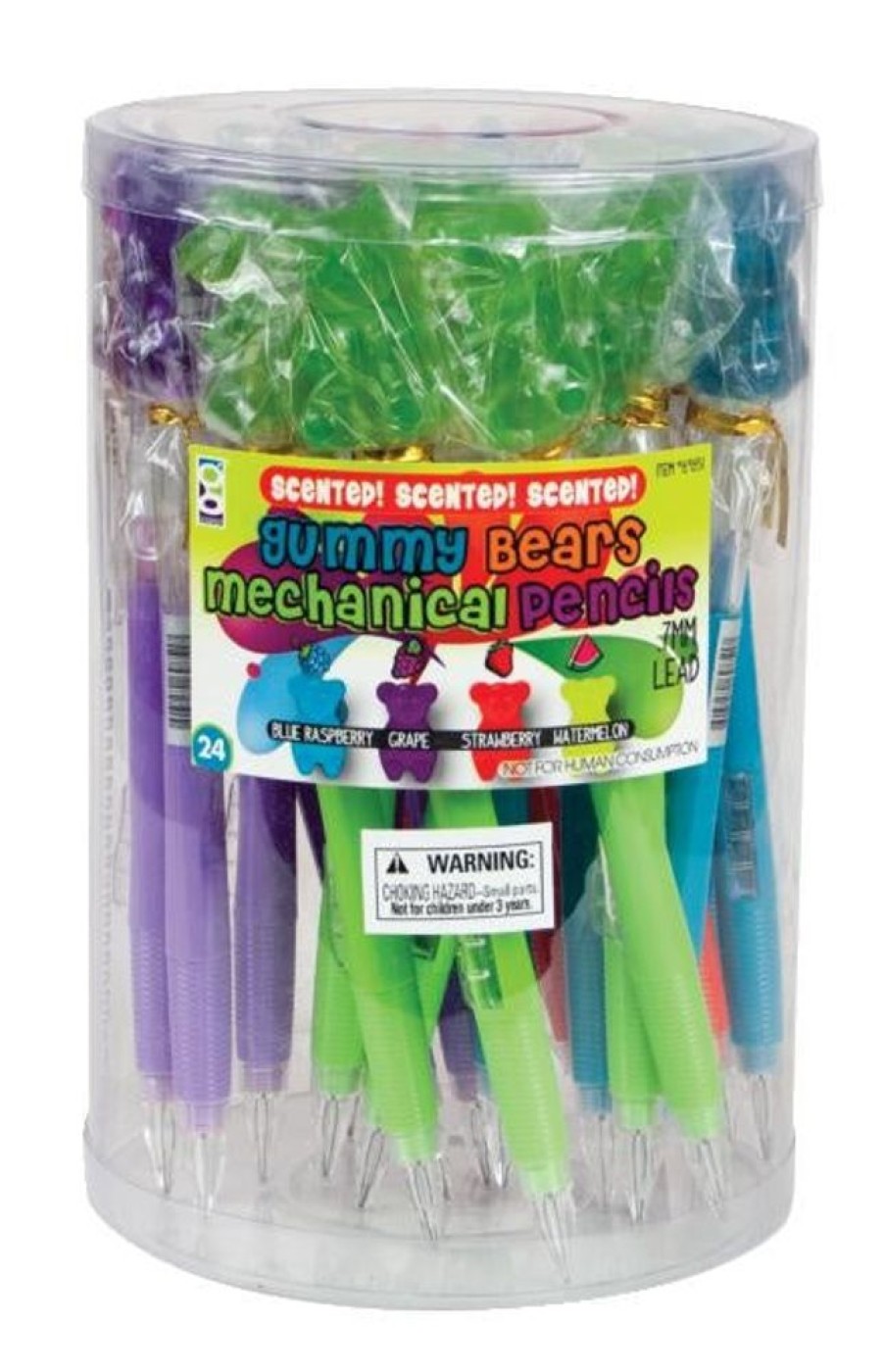 Teacher Supplies geddes-c10d | Scented Gummy Bear .7Mm Mechanical Pencils