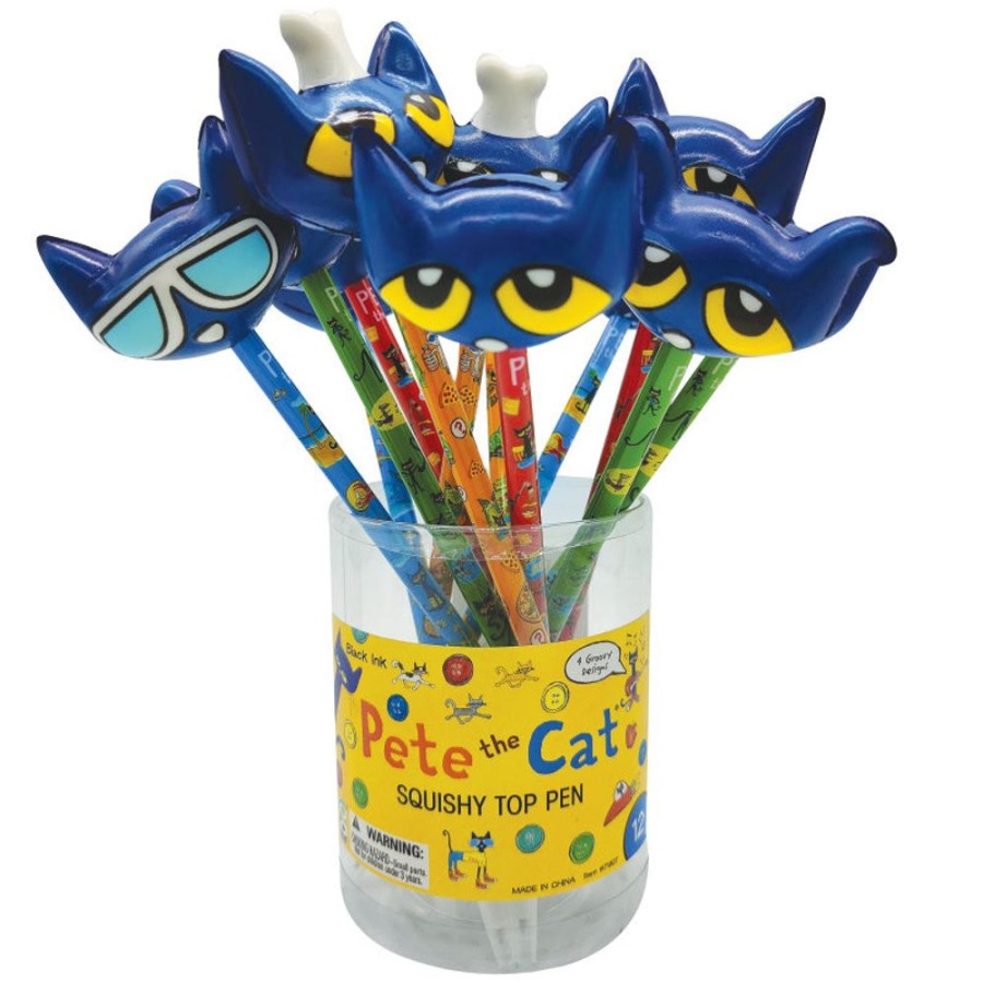 School Supplies geddes-c10d Pens | Pete The Cat Squishy Top Pen