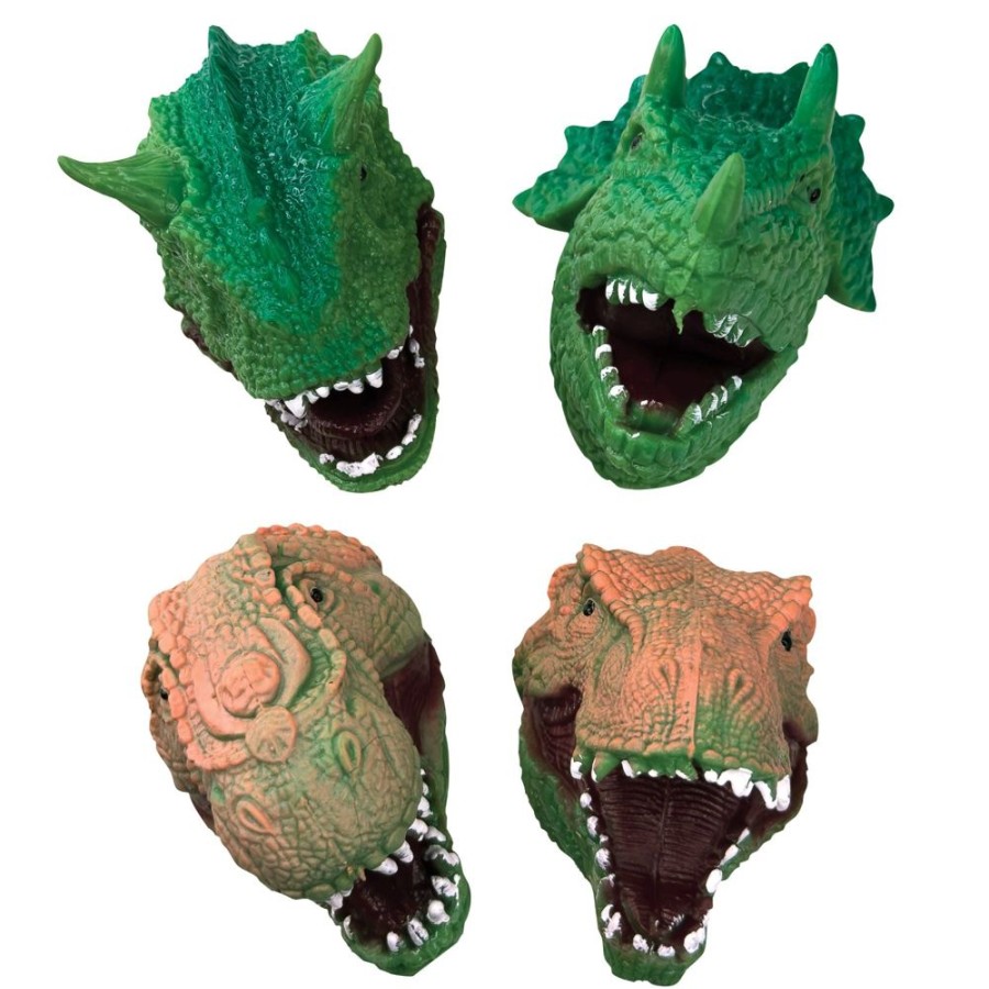 New Items Raymond Geddes | Dinosaur Finger Puppet Toys