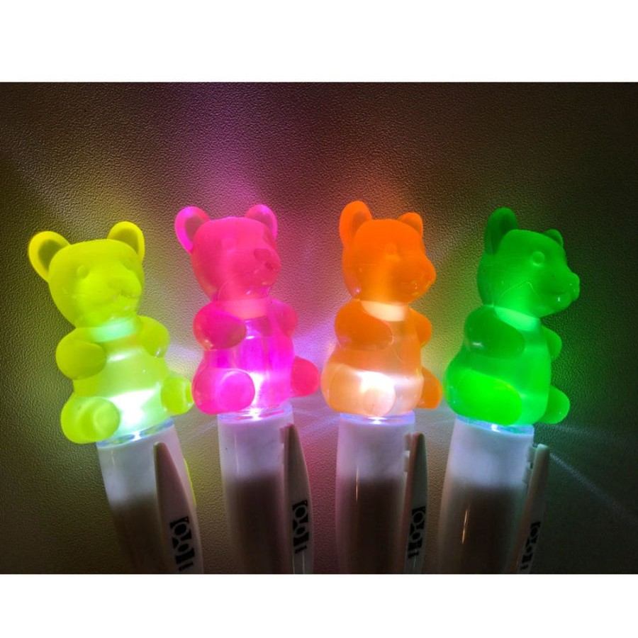 School Supplies geddes-c10d Highlighters | Scented Gummy Bear Light-Up Highlighters