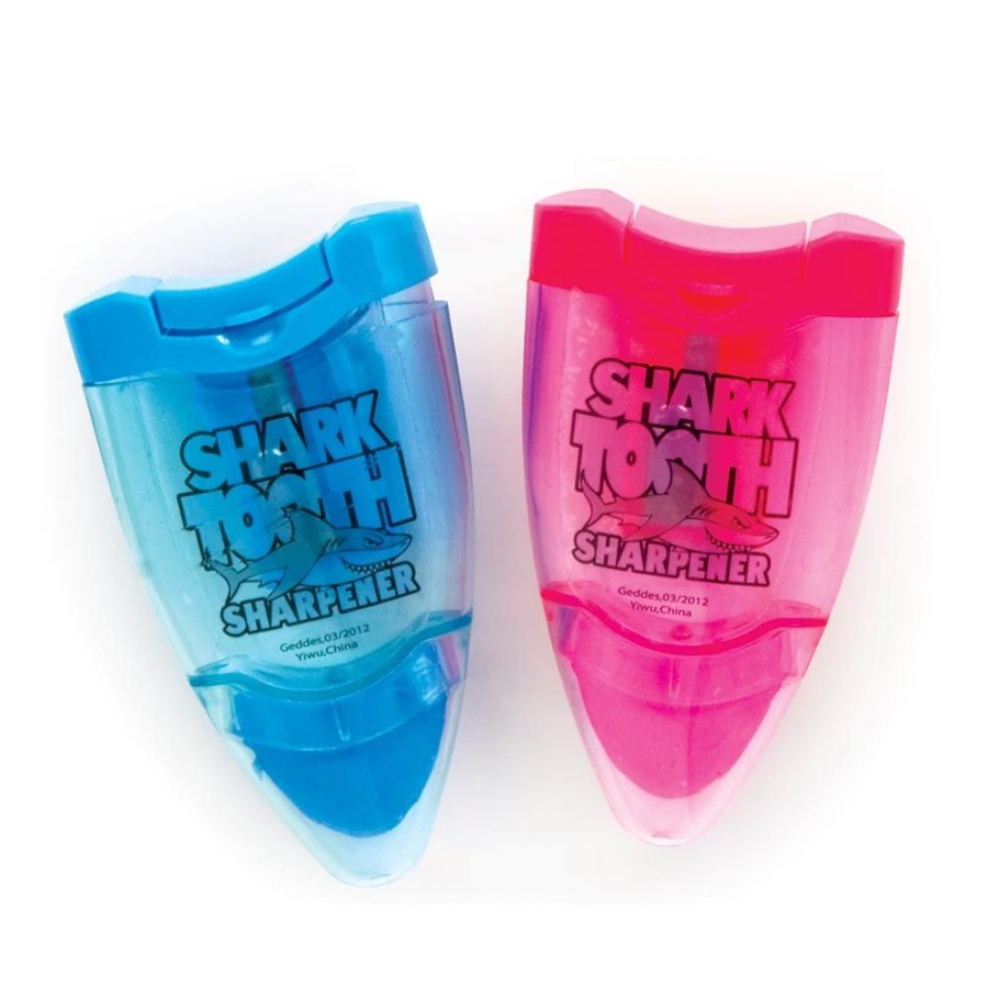 School Supplies geddes-c10d Pencil Sharpeners | Shark Tooth Sharpeners And Erasers