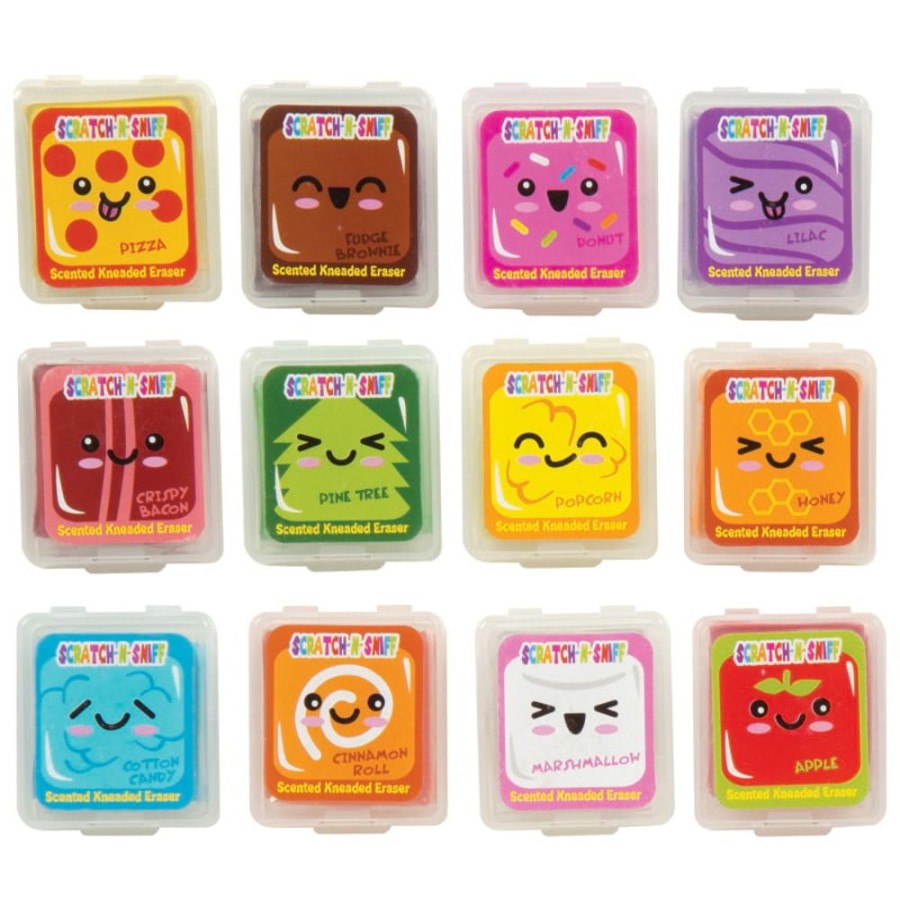 School Supplies geddes-c10d Erasers | Wacky Whiffs Scented Kneaded Erasers