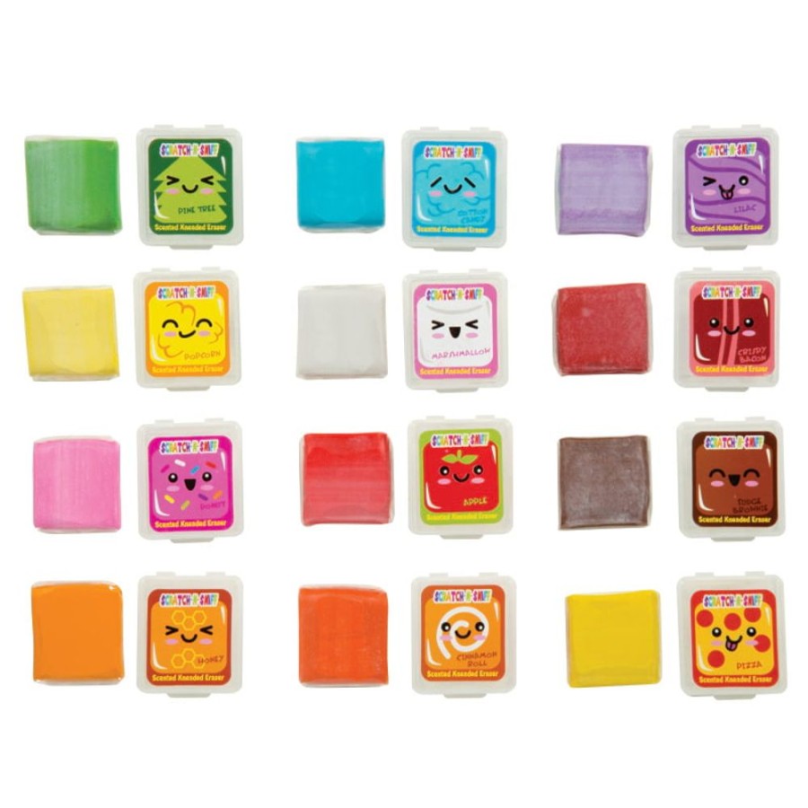 School Supplies geddes-c10d Erasers | Wacky Whiffs Scented Kneaded Erasers