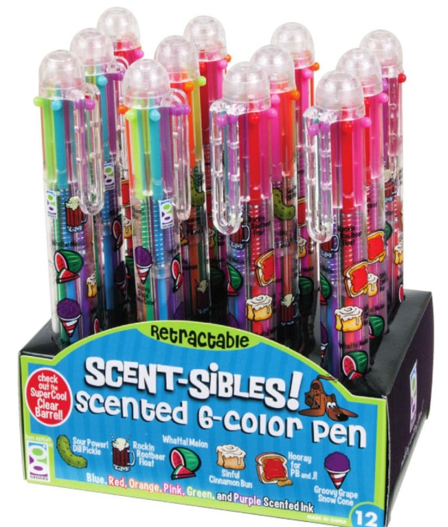 School Supplies geddes-c10d Back-To-School Essentials | Scent-Sibles Scented 6-Color Pens