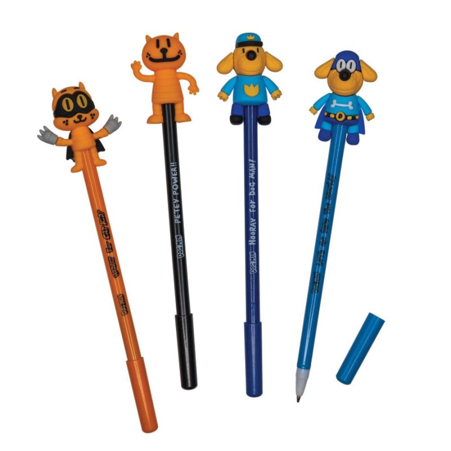 School Supplies geddes-c10d Pens | Dog Man Character Pens