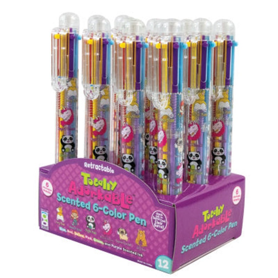 School Supplies geddes-c10d Pens | Totally Adorkable Scented 6 Color Pen