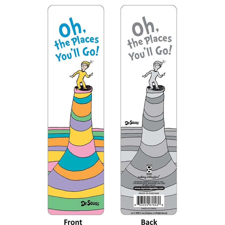 School Supplies geddes-c10d Bookmarks | Oh The Places You'Ll Go! Bookmarks