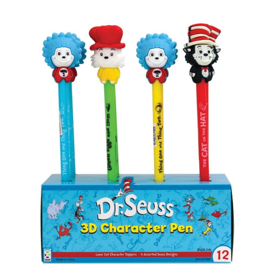 School Supplies geddes-c10d Pens | Dr. Seuss 3D Character Pens