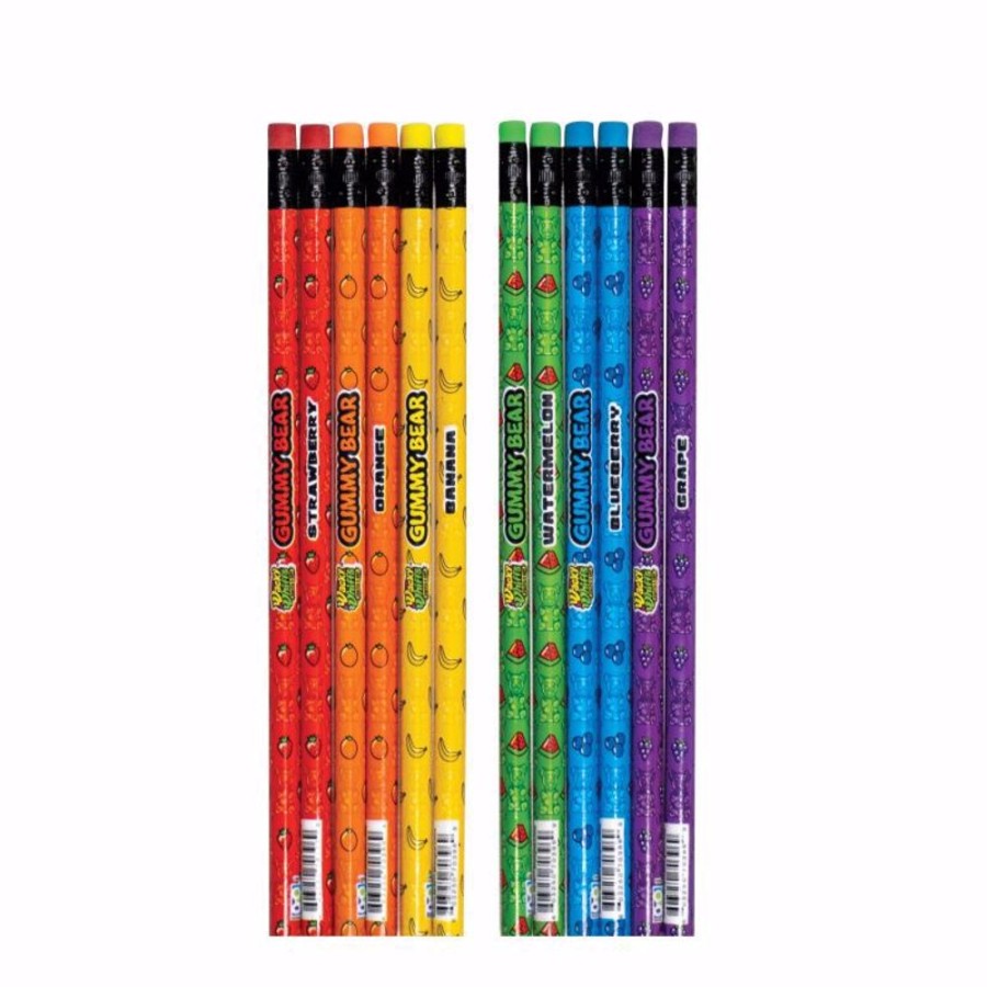 School Supplies geddes-c10d Pencils | Wacky Whiffs Gummy Bear Scented Pencils