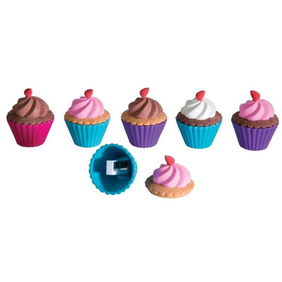 Teacher Supplies geddes-c10d | Cupcake Shoppe Scented Erasers And Sharpeners