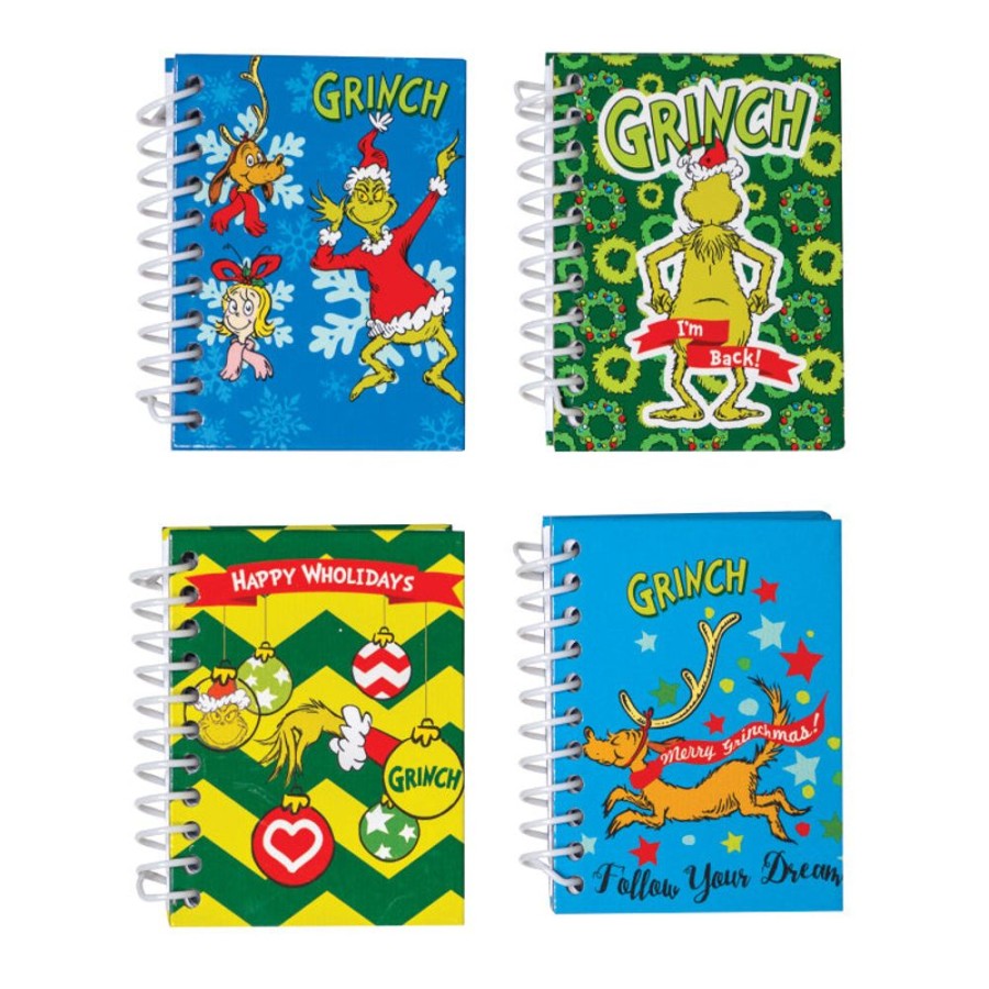 School Supplies geddes-c10d Christmas & Winter | Grinch Spiral Notebook