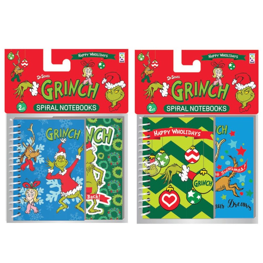 School Supplies geddes-c10d Christmas & Winter | Grinch Spiral Notebook