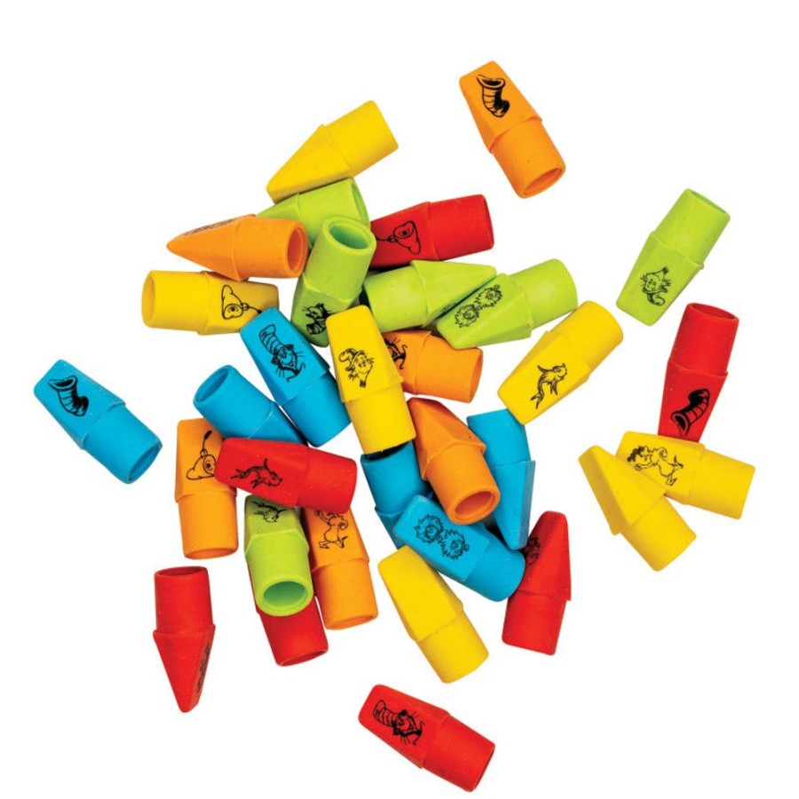 School Supplies geddes-c10d Erasers | Dr. Seuss Eraser Caps