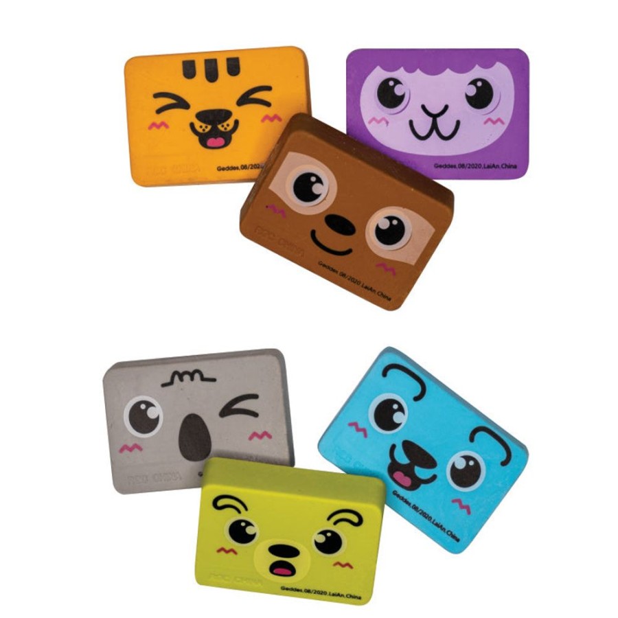 School Supplies geddes-c10d Erasers | Furry Palz Erasers