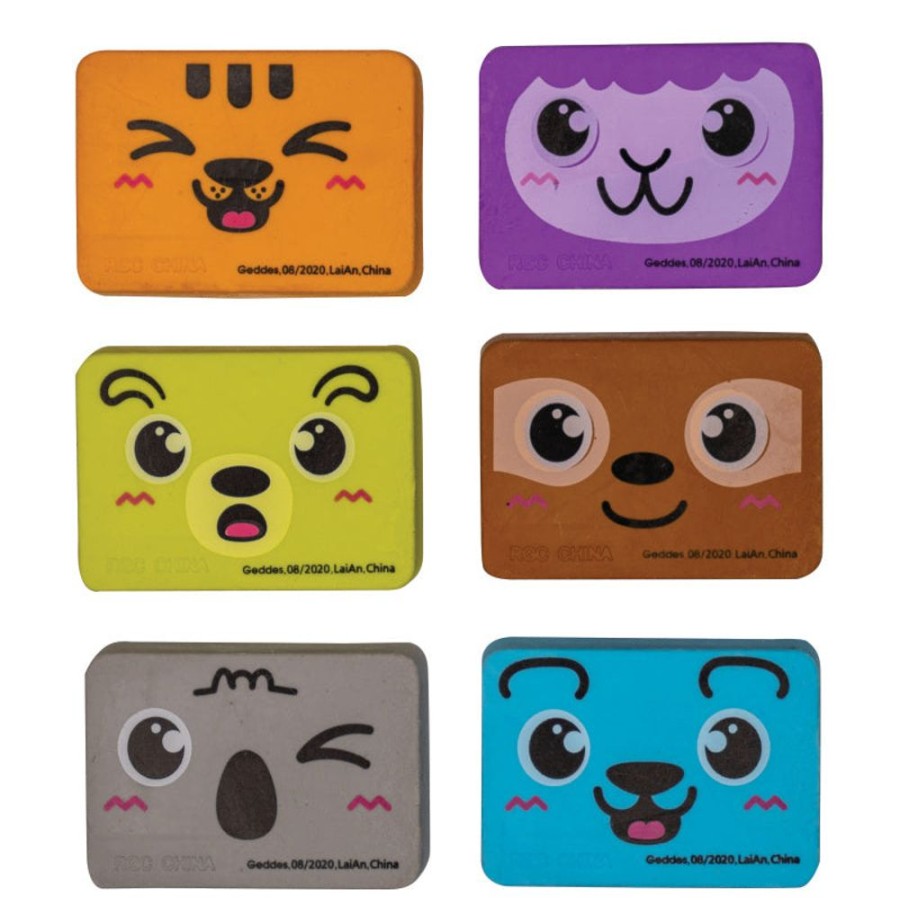 School Supplies geddes-c10d Erasers | Furry Palz Erasers