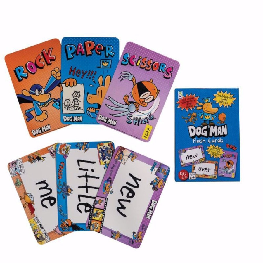 School Supplies geddes-c10d Summer Reading Incentives | Dog Man Flashcards Set