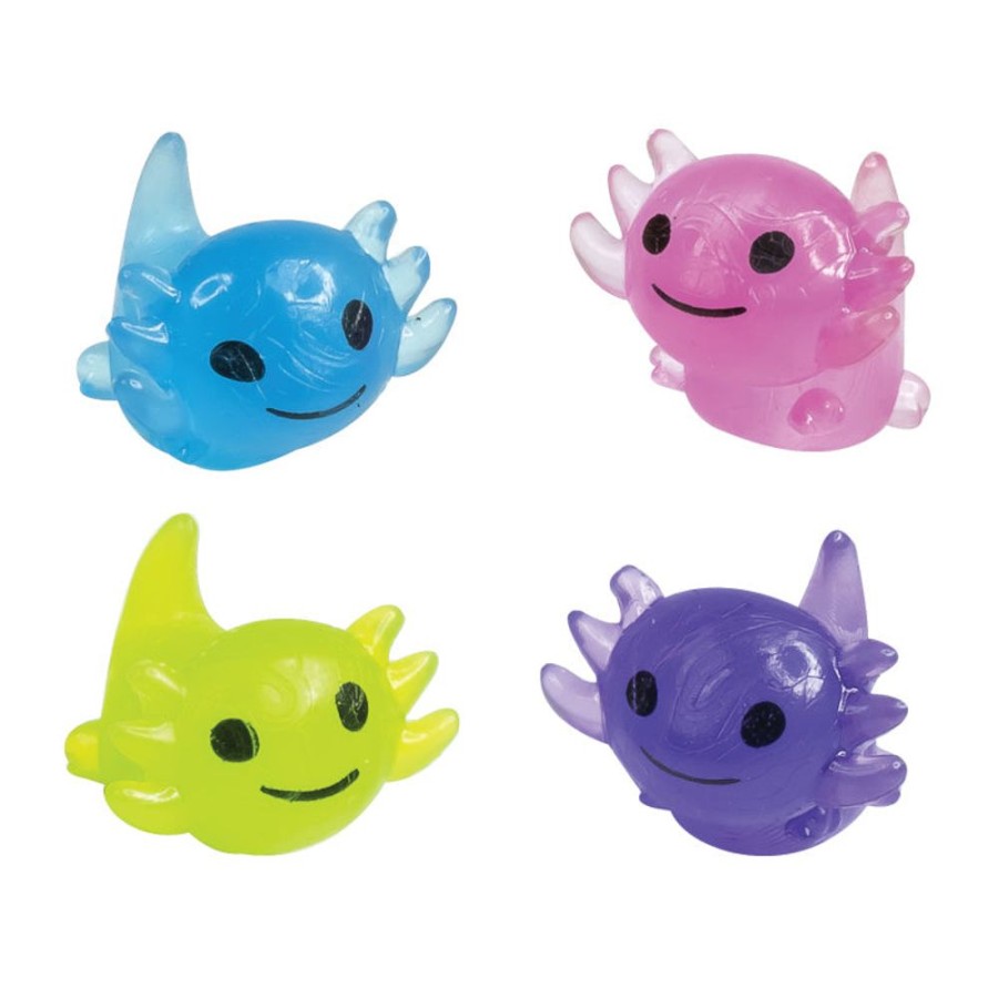 School Supplies geddes-c10d Pencil Toppers | Axolotl Eraser Pencil Toppers