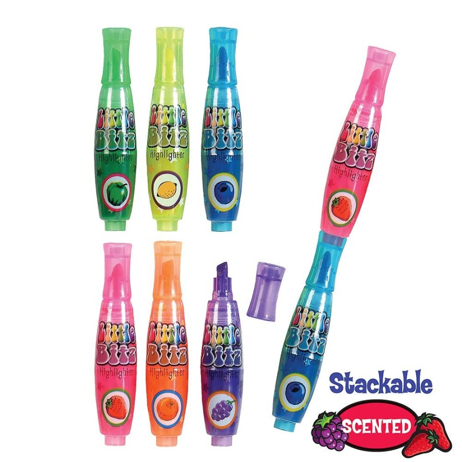 School Supplies geddes-c10d Highlighters | Little Bitz Scented Highlighters