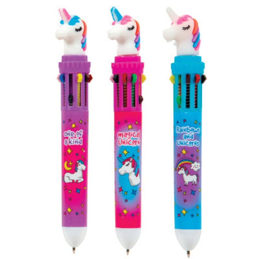 School Supplies geddes-c10d Pens | Unicorn 10 Color Pen