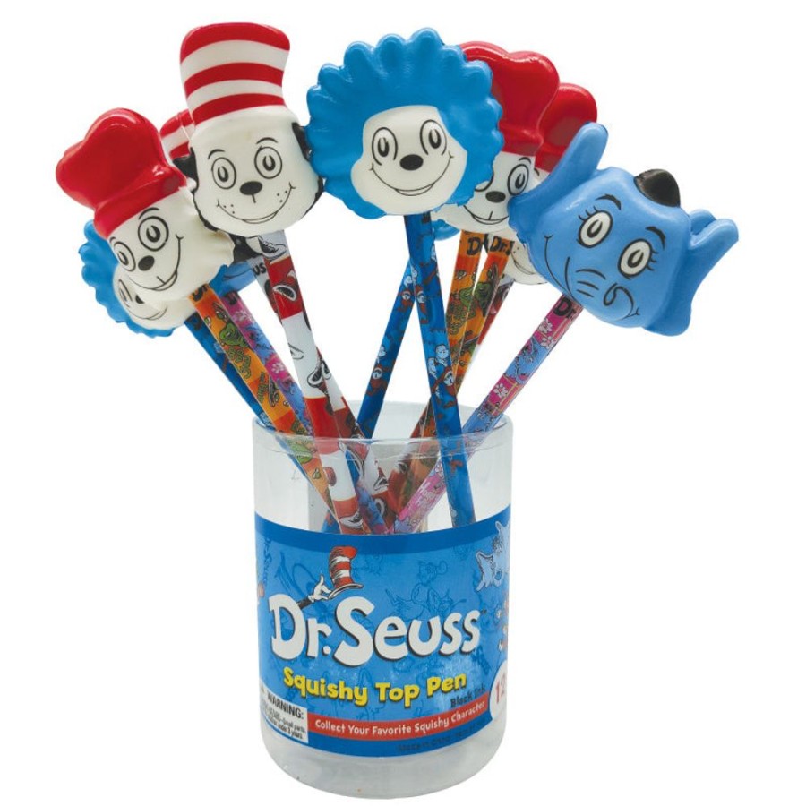 School Supplies geddes-c10d Pens | Dr Seuss Squishy Top Pen