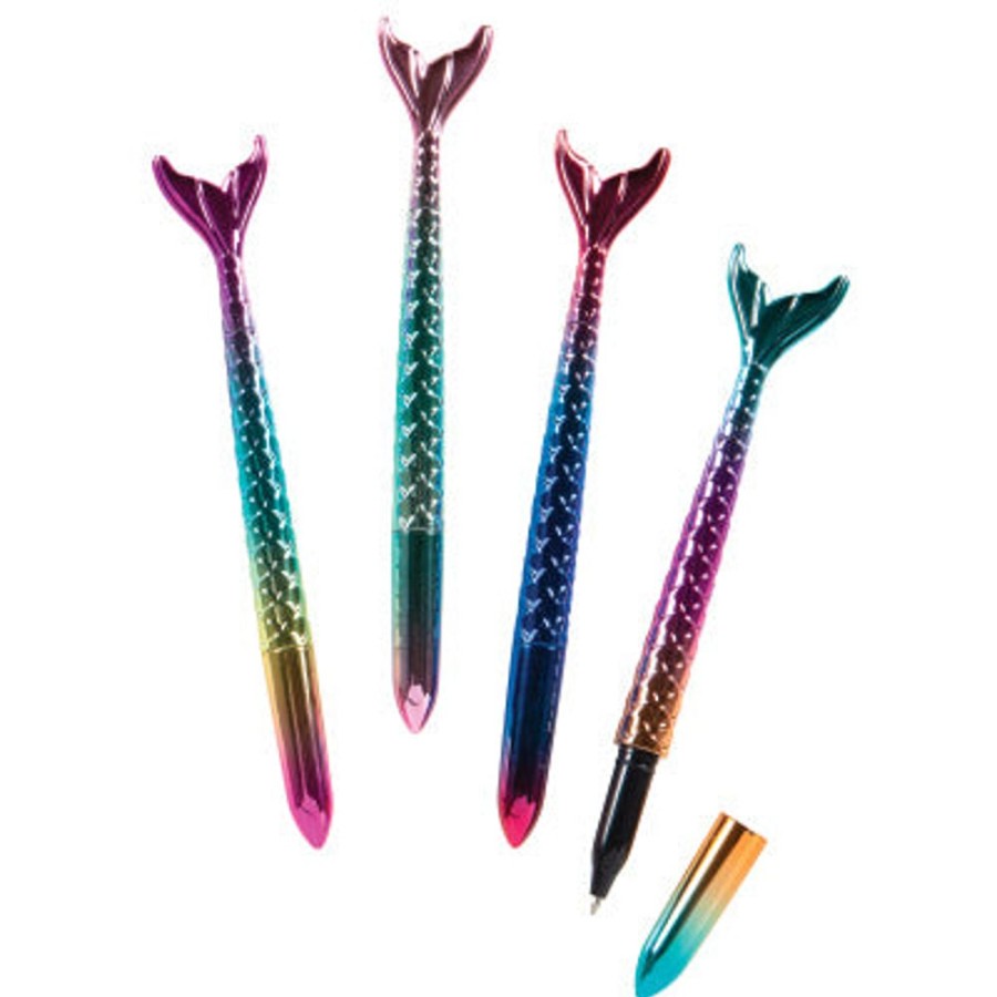 School Supplies geddes-c10d Summer Reading Incentives | Rainbow Scales Mermaid Tail Pen