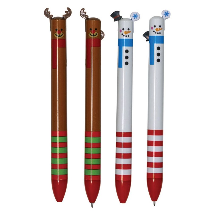 School Supplies geddes-c10d Pens | Holiday 2-Color Pens