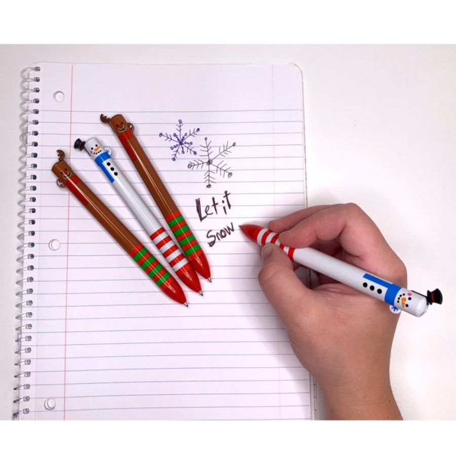 School Supplies geddes-c10d Pens | Holiday 2-Color Pens