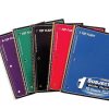 School Supplies geddes-c10d Back-To-School Essentials | 1-Subject Spiral Notebook - Wide Rule