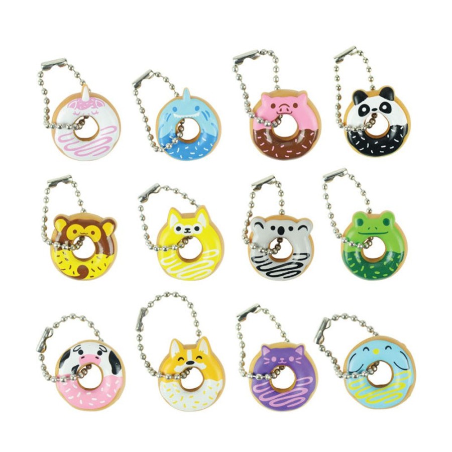 Novelties geddes-c10d | I Love Donuts: Animals Key Chain Necklace Assortment