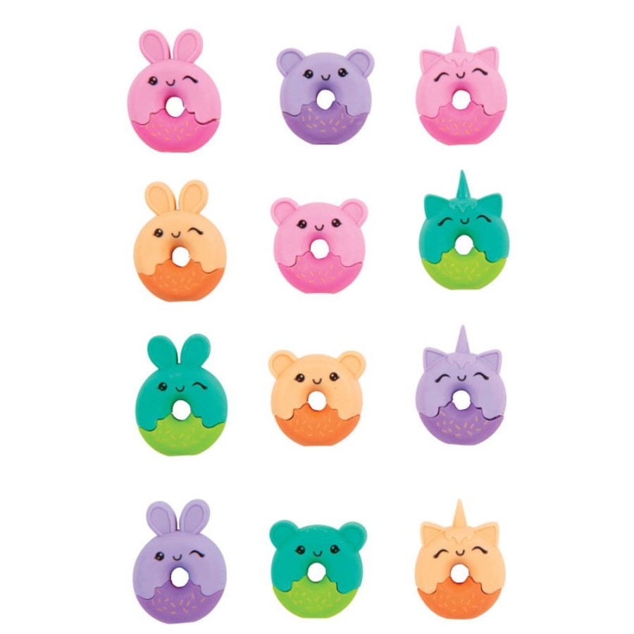 Teacher Supplies geddes-c10d | Donut Animal Pencil Eraser Topper