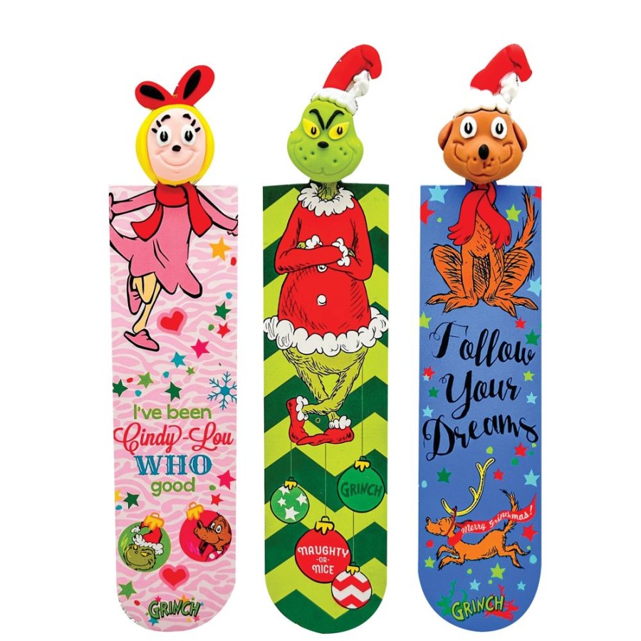 New Items Raymond Geddes | Dr. Seuss The Grinch 3D Bookmarks