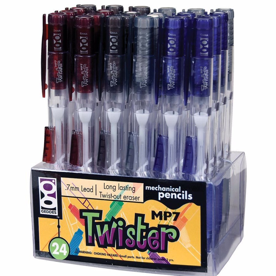 School Supplies geddes-c10d Back-To-School Essentials | Twister 0.7Mm Mechanical Pencils