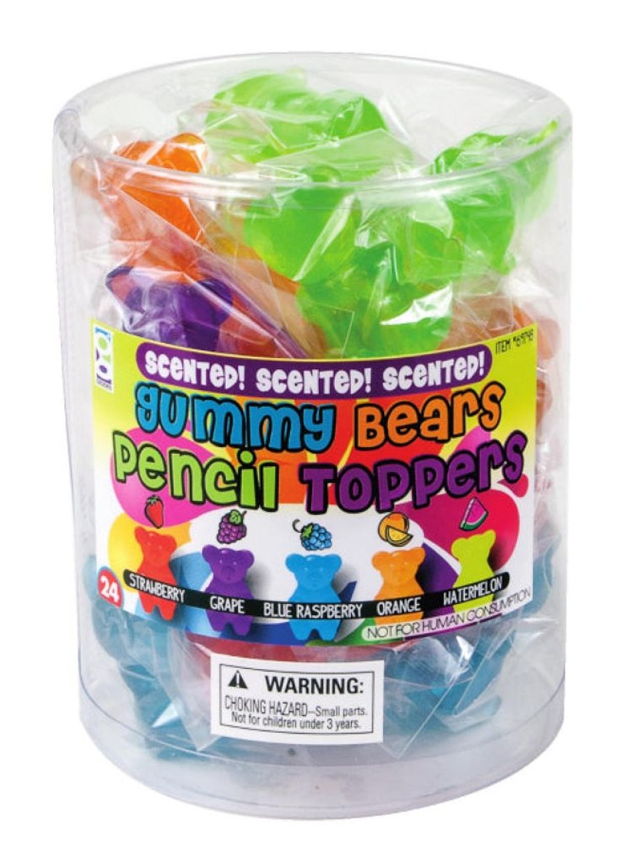 Teacher Supplies geddes-c10d | Scented Gummy Bear Pencil Toppers